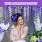 4 Pieces Artificial Wisteria Garland – 26 Ft Total Silk Hanging Flowers for Wedding, Home, Garden, Party & Outdoor Decor (Purple)